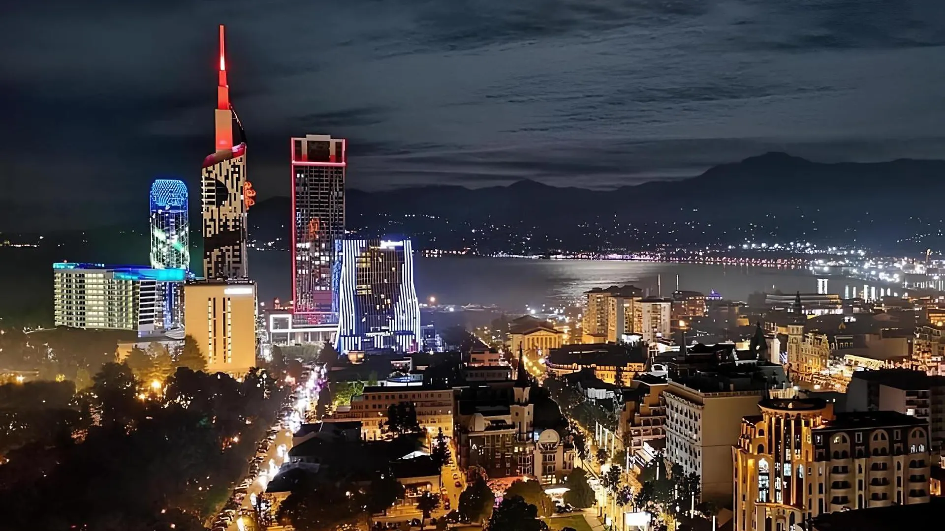 Aparthotel Apartment Balcony Sea Panorama View Batumi